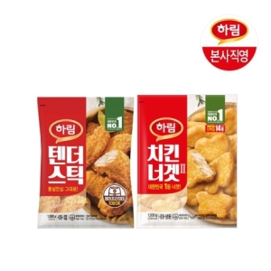 하림 텐더스틱1kg+치킨너겟1kg_이미지