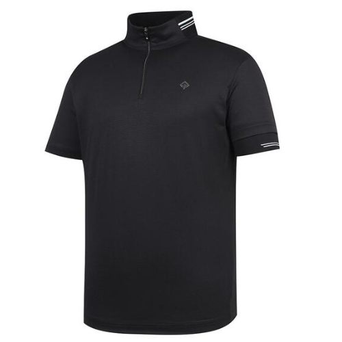 레노마골프 등판 타공 반팔 티셔츠 RMTHM2153 (199, 블랙)_이미지