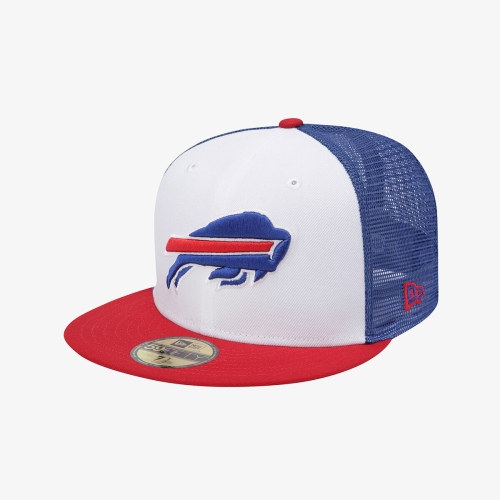 뉴에라 NFL 버펄로 빌스 베이직 메쉬 피티드캡 옵틱화이트/스칼렛_15131686