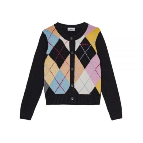 가니 25 Multicolour Harlequin Cardigan 149557101_이미지