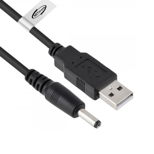 NMC-UP141524B USB to DC 3.5x1.4 전원 케이블