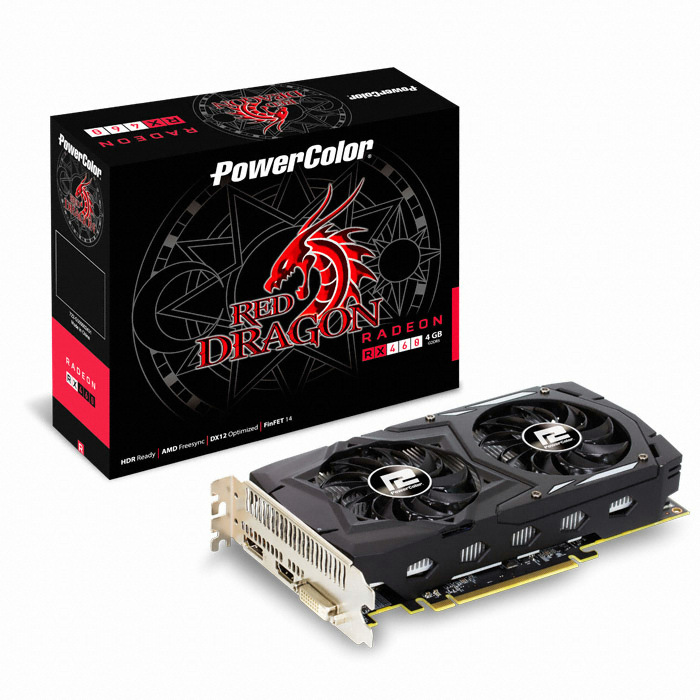 PowerColor �󵥿� RX 460 ����巡�� D5 4GB ��ص���