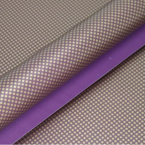 제일 골드플라워 종이롤 포장지 (연보라)_이미지