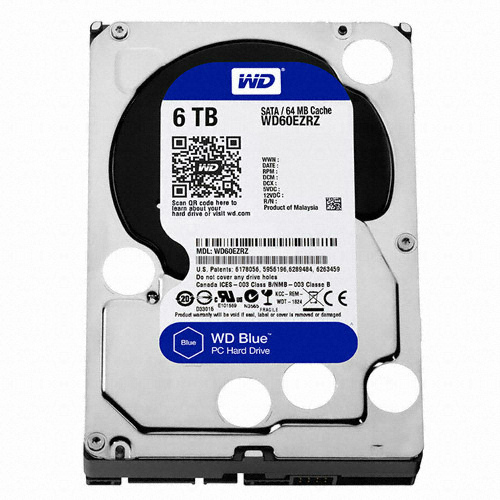 Western Digital WD Blue 5400/64M (6TB, WD60EZRZ)_이미지