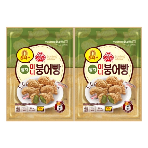 오뚜기 츄러스 미니 붕어빵 말차 300g (2개)_이미지