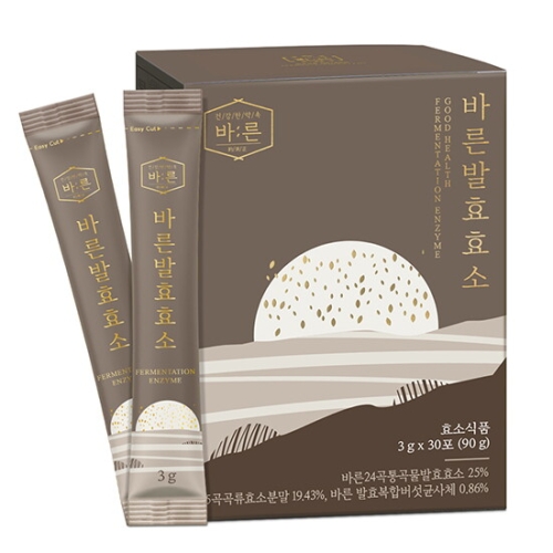뉴트리커머스 바른 바른 발효 효소 3g 30포 (1개)_이미지
