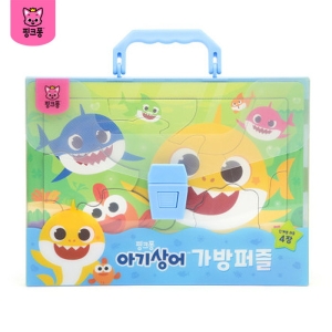 핑크퐁 가방퍼즐 상어가족