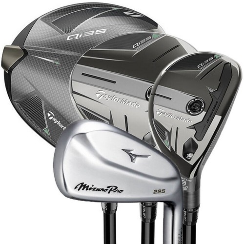 테일러메이드 Qi35 / 미즈노 프로 225 조합 풀세트 (11개 경량스틸 병행)