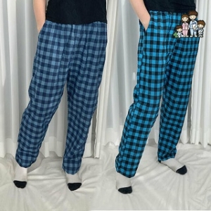 혀니미니 800402 남자 잠옷바지 파자마 체크 주머니 9부 긴바지 트렌디 감성의 스마트한 쇼핑공간