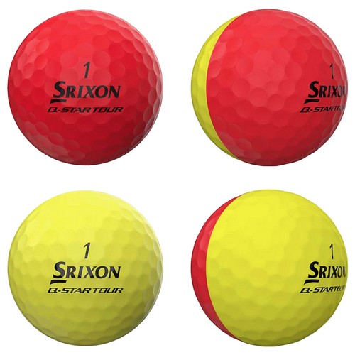 던롭 스릭슨 2021 Q-STAR 투어 디바이드 옐로우+레드 (6개)_이미지