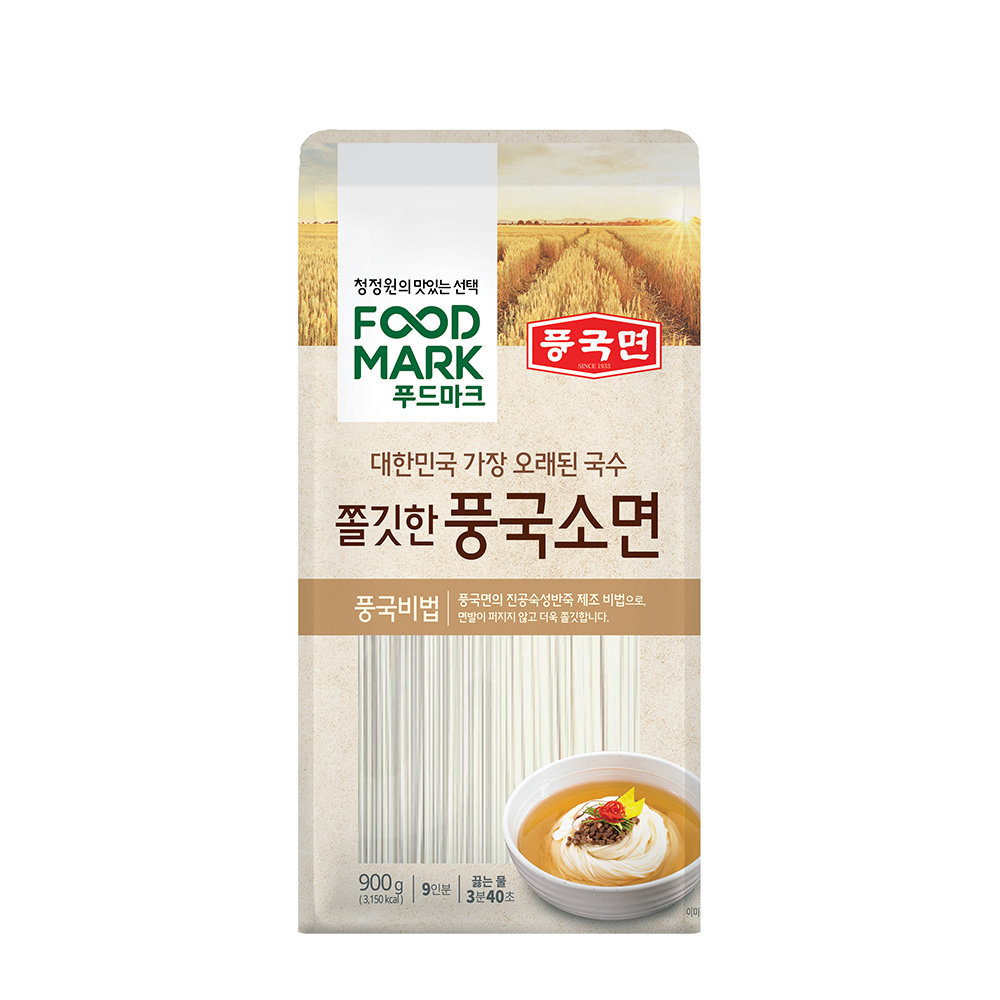 대상 청정원 푸드마크 풍국면 쫄깃한 풍국소면 900g이미지입니다. 누르면 해당 게시물로 새창이동합니다.