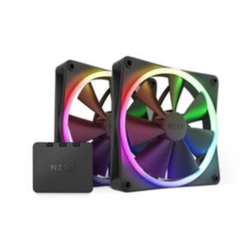 NZXT F140 RGB 해외구매 (컨트롤러/2팩, 블랙)_이미지