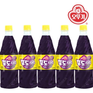 오뚜기 포도 시럽 1kg (5개)