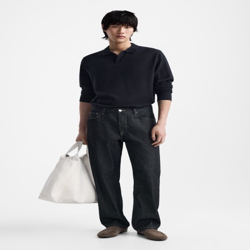  자라 맨즈 스플릿 레더 로퍼 8927680