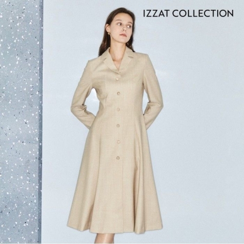 바바패션 더아이잗컬렉션 라인 메탈 카라 원피스 CPAA0OP121