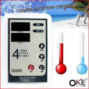 냉각/히터 자동전환식 온도조절기 OKE-6428HC  냉각/히터 자동전환식 온도조절기 OKE-6428HC  3HP/3KW 이하