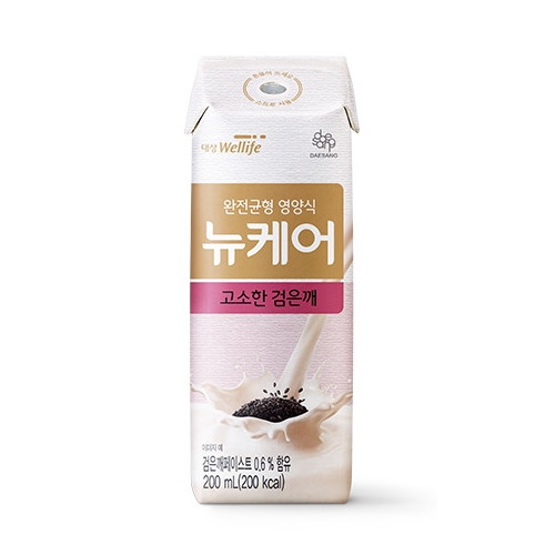 대상웰라이프 뉴케어 검은깨맛 200ml (60개)_이미지
