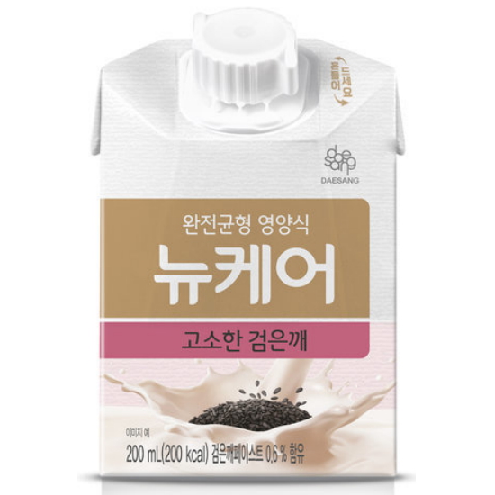 대상웰라이프 뉴케어 검은깨맛 200ml (60개)_이미지