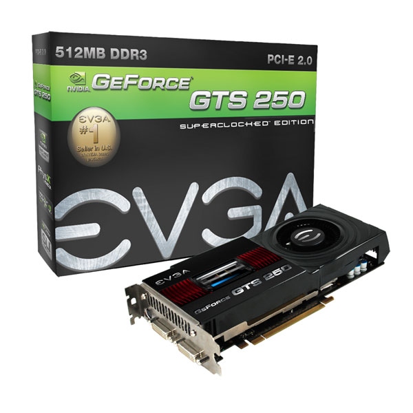 EVGA 지포스 GTS250 Superclocked 512MB FOXTECH_이미지