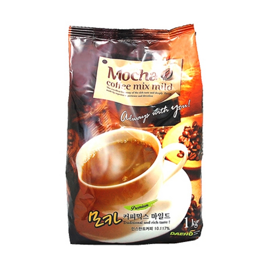 대호식품 모카 커피믹스 마일드 1kg (12개)_이미지