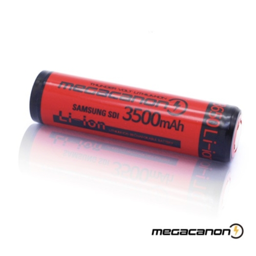 메가캐논 3500mAh 보호회로 18650 배터리 레드 1개입 5개이미지입니다. 누르면 해당 게시물로 새창이동합니다.