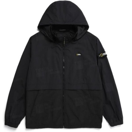 내셔널지오그래픽 배색 후디 탈부착 바람막이 점퍼 JP N231UJP070