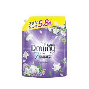 P&G 다우니 탈취파워 화이트티와 릴리 리필 4.1L (1개)