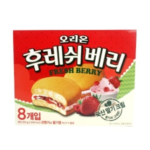 오리온 후레쉬베리 224g [8개]