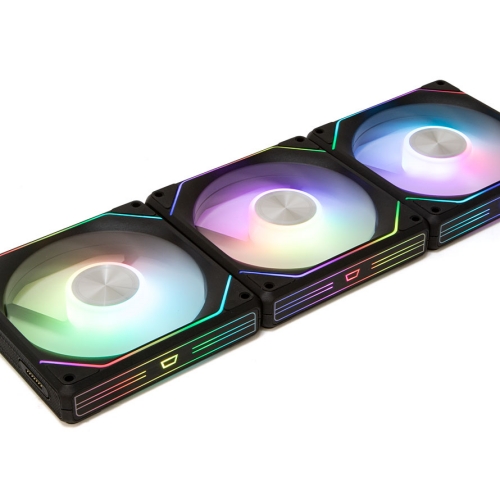 darkFlash Gauss G24R 마그네틱 ARGB 리버스 (3팩, 블랙)_이미지