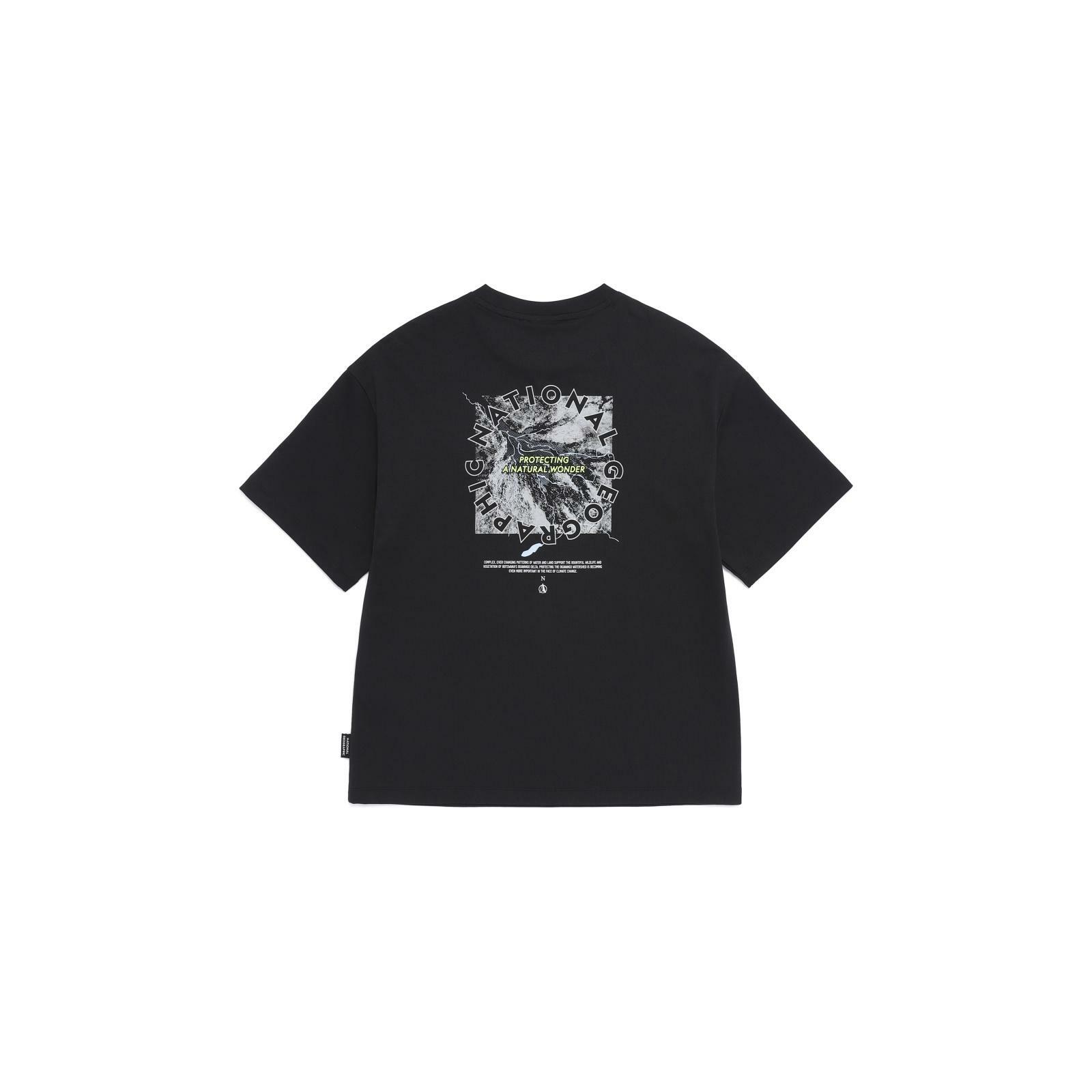 내셔널지오그래픽키즈 K262UTS120 키즈 냉감 ESG 그래픽 반팔 티셔츠-2 CARBON BLACK K262UTS120198_이미지