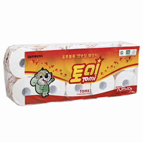토미 올록볼록 엠보싱 화장지 70m (10롤)이미지입니다. 누르면 해당 게시물로 새창이동합니다.