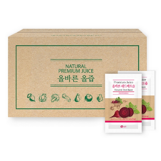 로그온커머스 올즙 올바른 레드비트즙 80ml 100포 (1개)_이미지