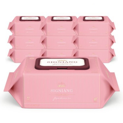 아이러브베베 시그니앙 더레드 물티슈 캡형 77매 (10팩)_이미지