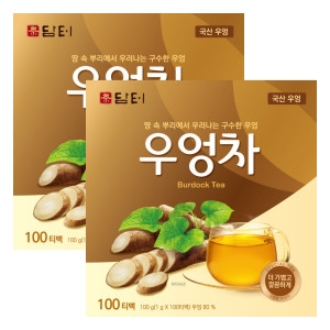 담터 구수한 우엉차 100티백 (2개)_이미지