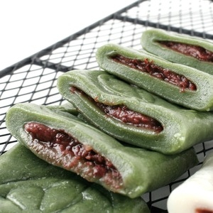 명성식품 절편 굳지않는 앙꼬 쑥 1kg (1개)_이미지