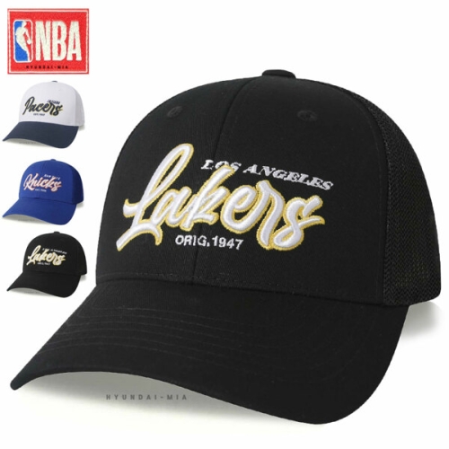 NBA 남자 여자 농구 어센틱 통기성 메쉬 투톤 자수 하드 볼캡 모자 65_AP473P_이미지