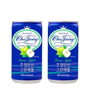 일화 초정탄산 그린애플 190ml (90개)_이미지