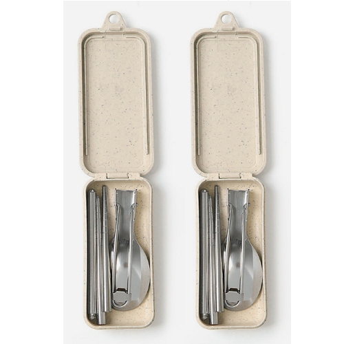 트리 접이식 수저 2인 세트_이미지