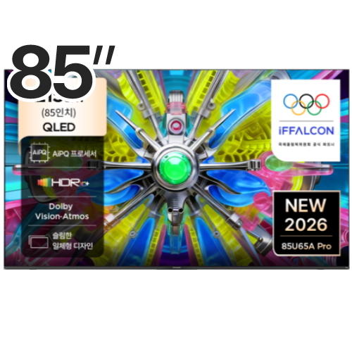 TCL 아이팔콘 85U65A Pro (무타공 벽걸이)