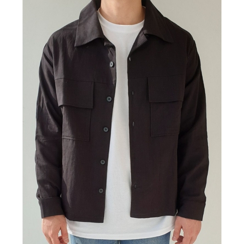 제이에이치스타일 린넨 트러커 자켓 JHROK171_이미지