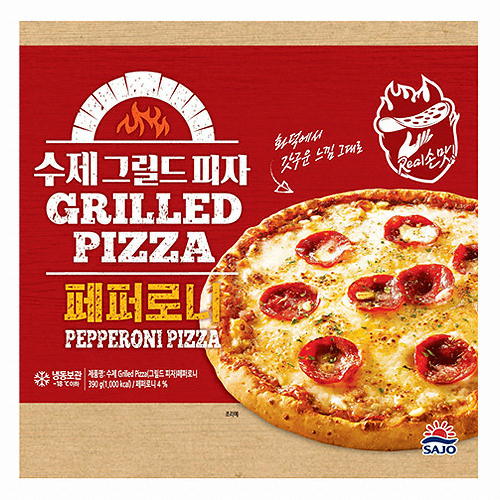 사조대림 대림선 수제 그릴드 피자 페퍼로니 390g (1개)