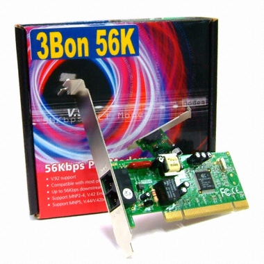 3Bon 56K PCI 팩스 모뎀
