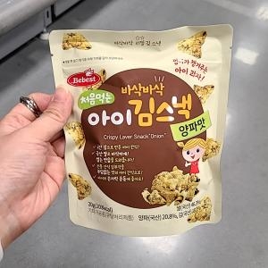 베베스트 처음먹는 아이 김 스낵 양파맛 20g (1개)_이미지