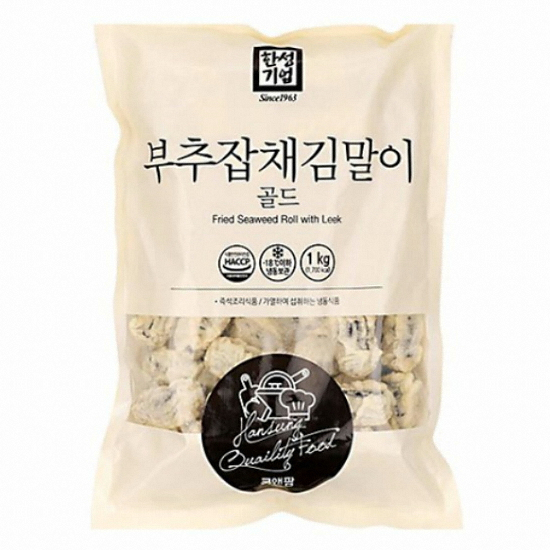 한성기업 부추잡채 김말이 골드 1kg이미지입니다. 누르면 해당 게시물로 새창이동합니다.