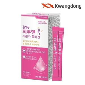  광동생활건강 광동 피부엔 톡 저분자 콜라겐 2g 30포 [6개]