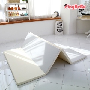 플레이베베 폴더매트 레체그레이 4단 100x200x4cm
