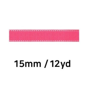 체리 리본 스티치 롤 15mm 골직 장식 재료 수공예 WFJF5C8