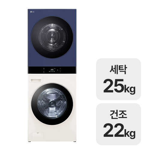 LG전자 트롬 오브제컬렉션 워시타워 WL22EYZU