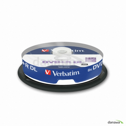 버바팀 DVD+R DL 8.5GB 8x 프린터블 케익 (10장)_이미지