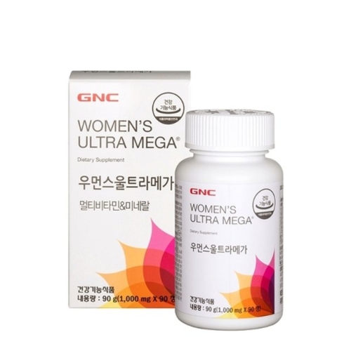 GNC 우먼스 울트라 메가 멀티비타민&미네랄 90정 (4개)_이미지
